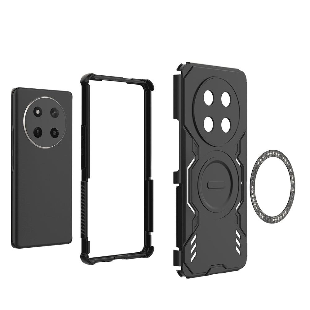 MagSafe-etui til Honor X9c / Magic7 Lite, Techsuit, ArmorMag, Blå