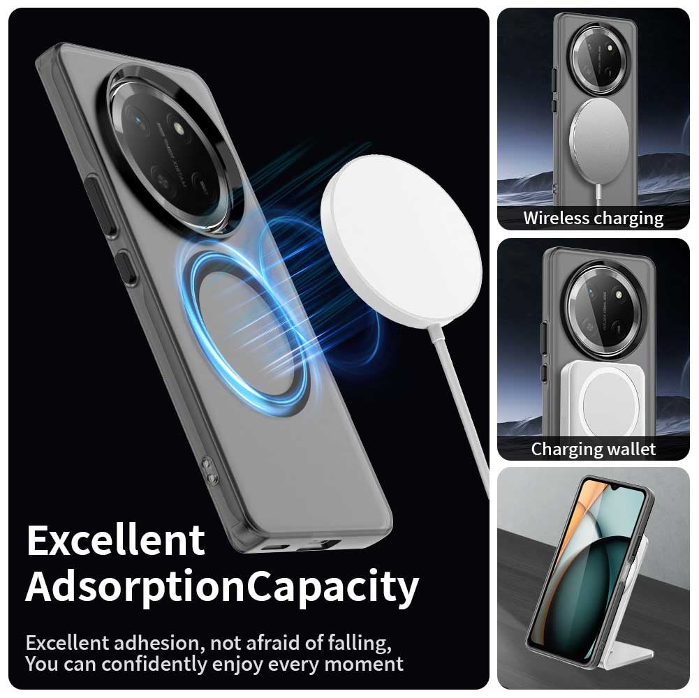 MagSafe-etui til Honor X9c / Magic7 Lite, Techsuit, CandyCase, Sort