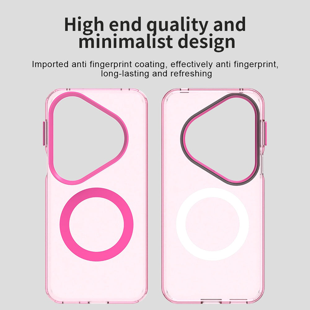 MagSafe-etui til Huawei Pura 80 Pro, Techsuit, CandyCase, Lyserød