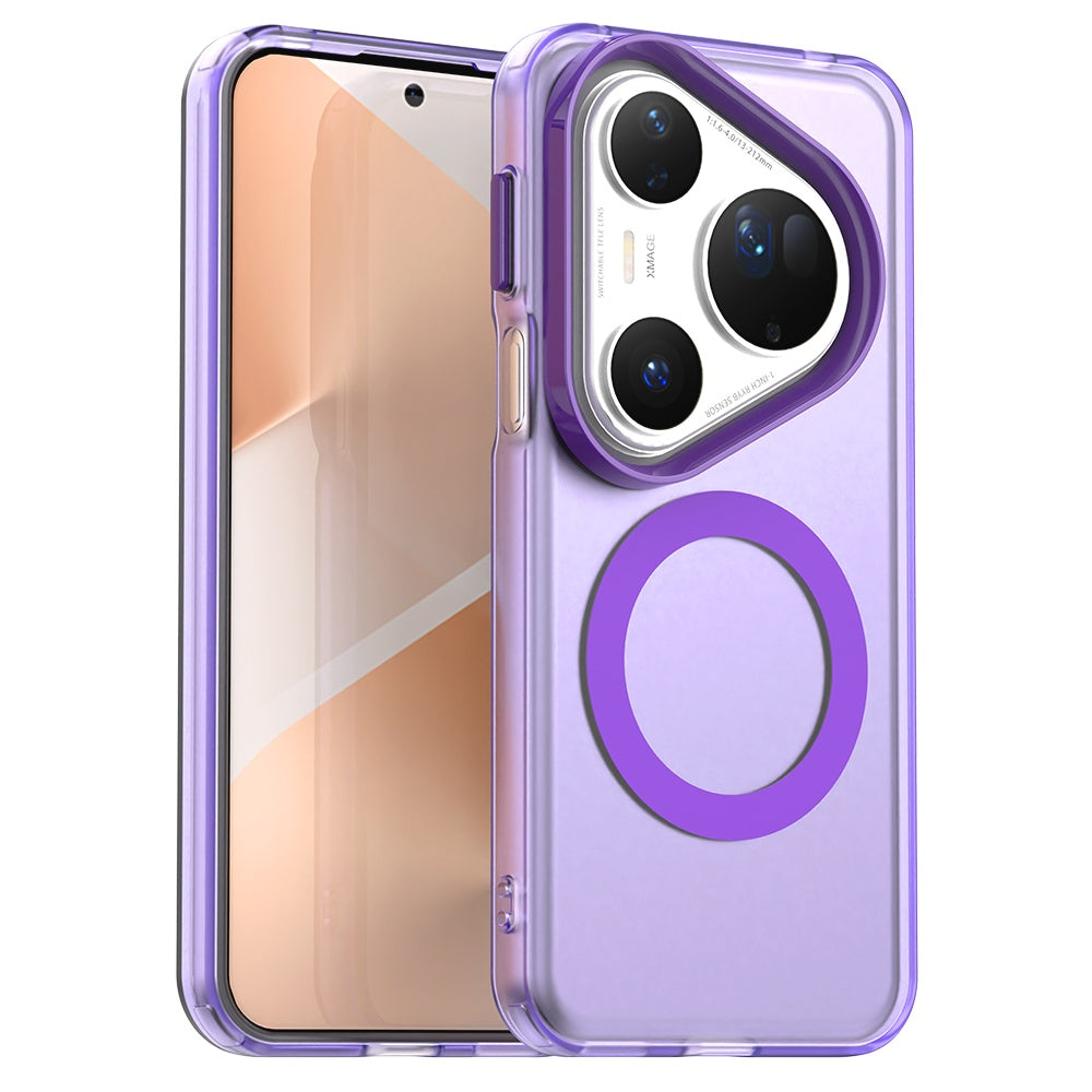 MagSafe-etui til Huawei Pura 80 Ultra, Techsuit, CandyCase, Lilla