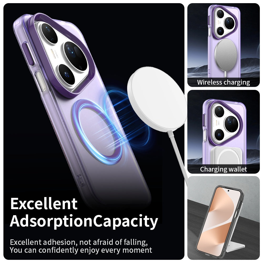 MagSafe-etui til Huawei Pura 80 Ultra, Techsuit, CandyCase, Lilla