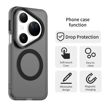 MagSafe-etui til Huawei Pura 80 Ultra, Techsuit, CandyCase, Sort