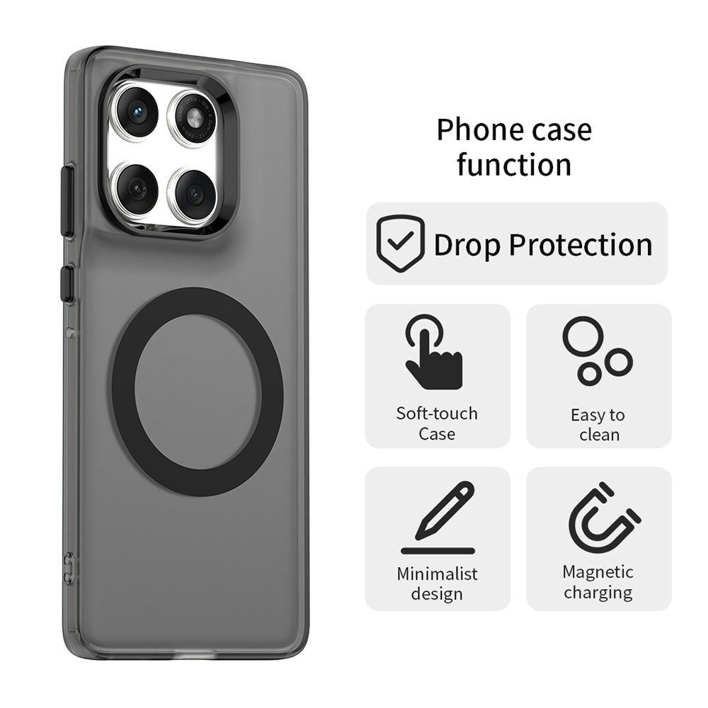MagSafe-etui til Motorola Edge 60 Fusion / Edge 60, Techsuit, CandyCase, Sort