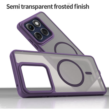 MagSafe-etui til Motorola Edge 60 Pro, Techsuit, HaloFrost II (stor linsehul), lilla