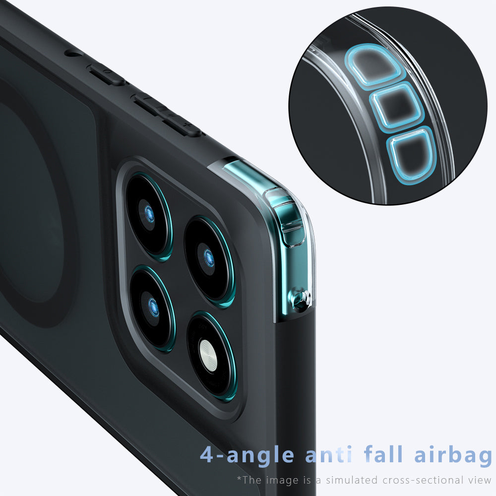 MagSafe-etui til Motorola Edge 60 Pro, Techsuit, PureFrost, Sort