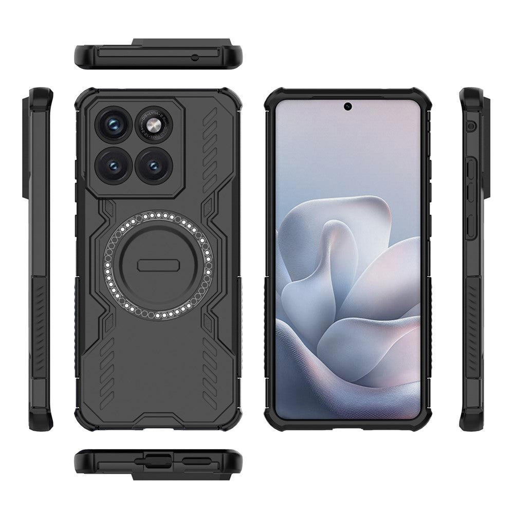 MagSafe cover til Motorola Edge 70 Fusion, Techsuit, ArmorMag, Sort