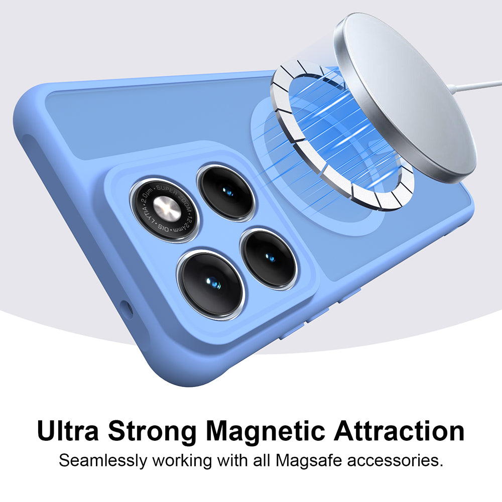 MagSafe-etui til Motorola Edge 70 Fusion, Techsuit, HaloFrost II, Blå