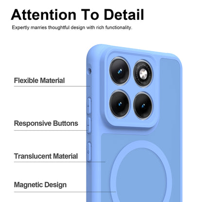 MagSafe-etui til Motorola Edge 70 Fusion, Techsuit, HaloFrost II, Blå