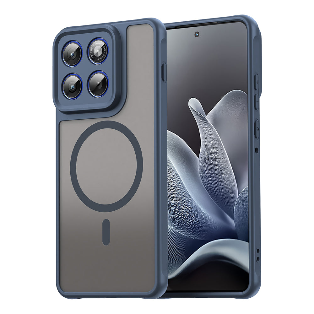 MagSafe Case for Motorola Edge 70, Techsuit, HaloFrost II, Navy Blue
