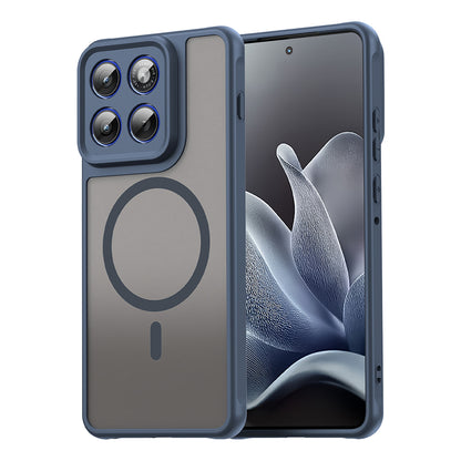 MagSafe Case for Motorola Edge 70, Techsuit, HaloFrost II, Navy Blue