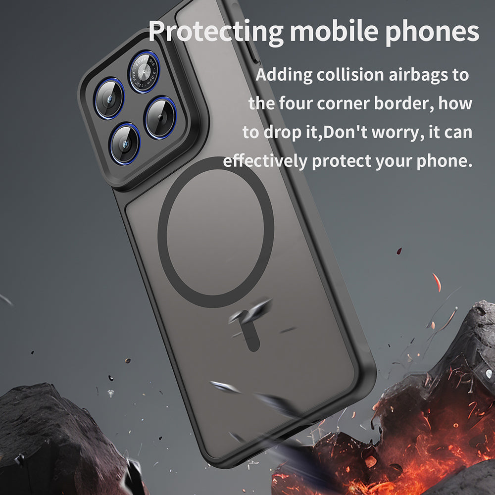 MagSafe Case for Motorola Edge 70, Techsuit, HaloFrost II, Black