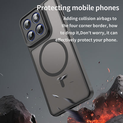 MagSafe Case for Motorola Edge 70, Techsuit, HaloFrost II, Black