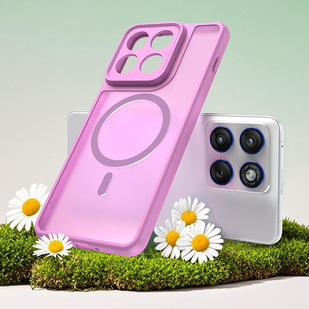 MagSafe cover til Motorola Edge 70, Techsuit, HaloFrost II, Pink