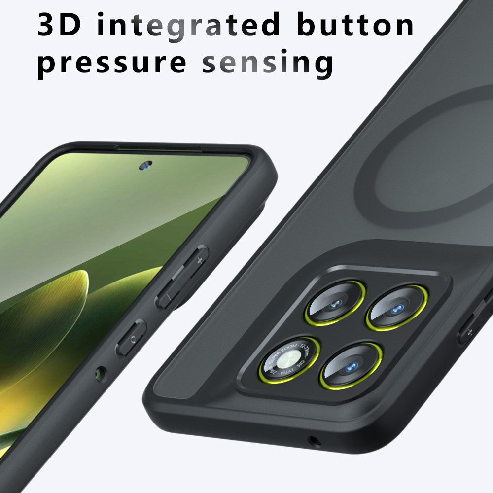 MagSafe cover til Motorola Edge 70, Techsuit, PureFrost, Satin Sort