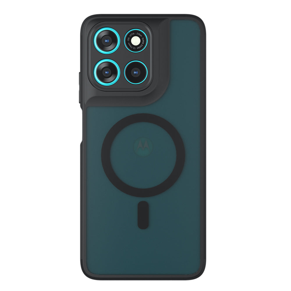 MagSafe cover til Motorola Moto G77 / G67, Techsuit, PureFrost, Satin Sort