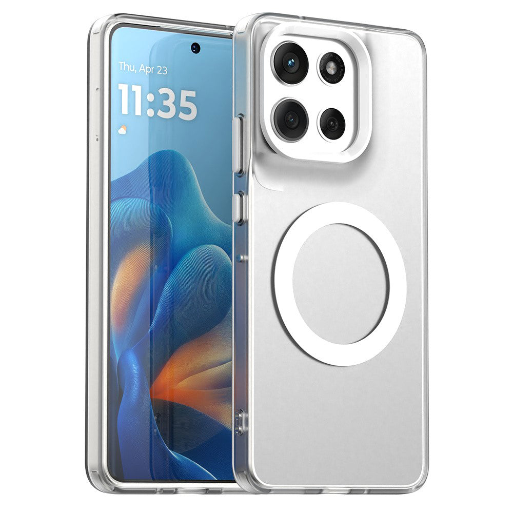 MagSafe cover til Motorola Moto G86, Techsuit, CandyCase, Hvid
