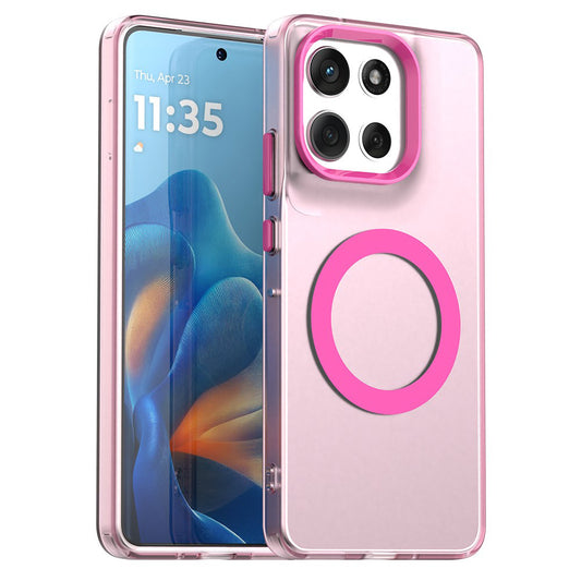 MagSafe cover til Motorola Moto G86, Techsuit, CandyCase, Pink