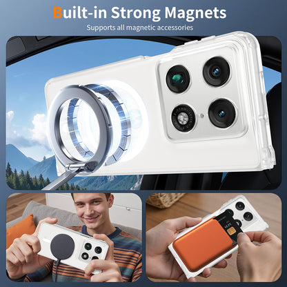 MagSafe-etui til Motorola Razr Fold, Techsuit, PureFrost, Satin Sort