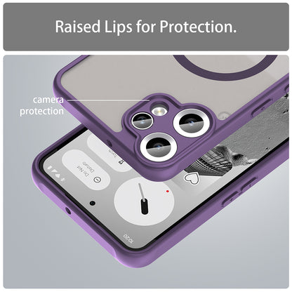 MagSafe-etui til Nothing CMF Phone 2 Pro, Techsuit, HaloFrost II, Lilla