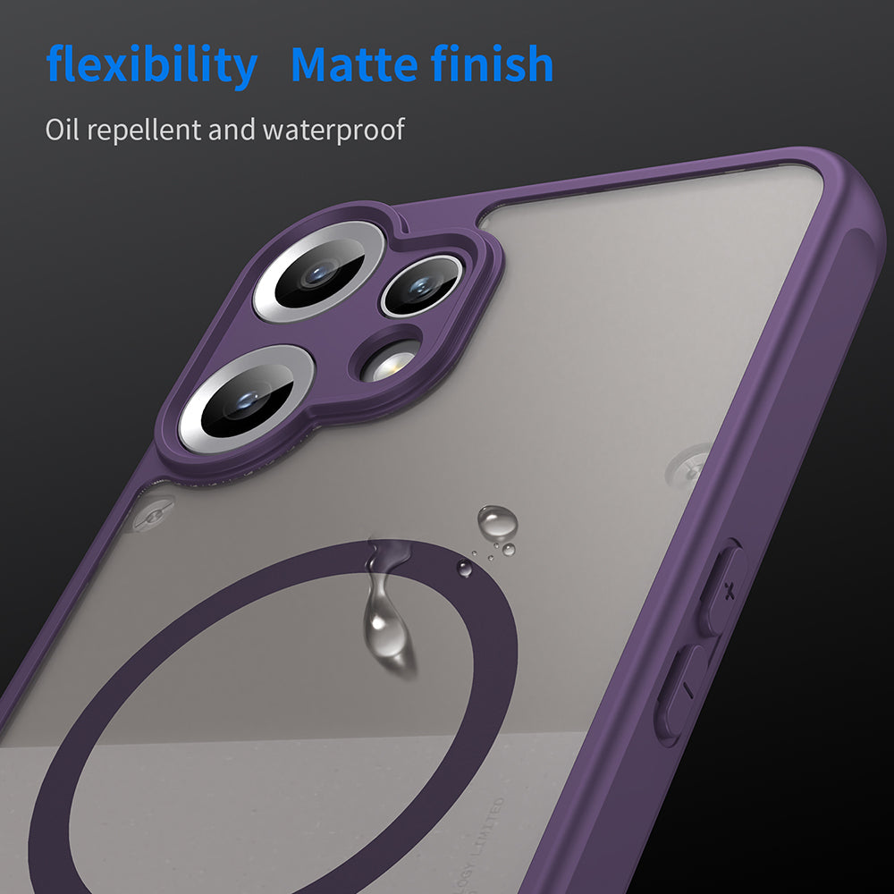 MagSafe-etui til Nothing CMF Phone 2 Pro, Techsuit, HaloFrost II, Lilla