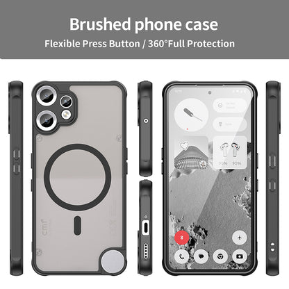 MagSafe-etui til Nothing CMF Phone 2 Pro, Techsuit, HaloFrost II, Sort