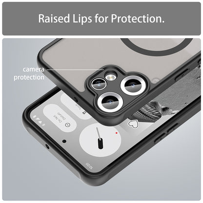 MagSafe-etui til Nothing CMF Phone 2 Pro, Techsuit, HaloFrost II, Sort