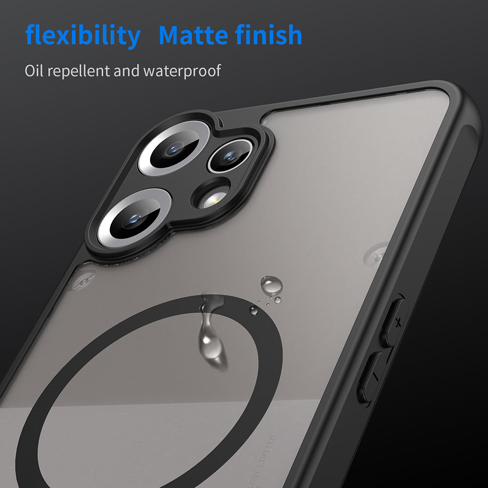 MagSafe-etui til Nothing CMF Phone 2 Pro, Techsuit, HaloFrost II, Sort