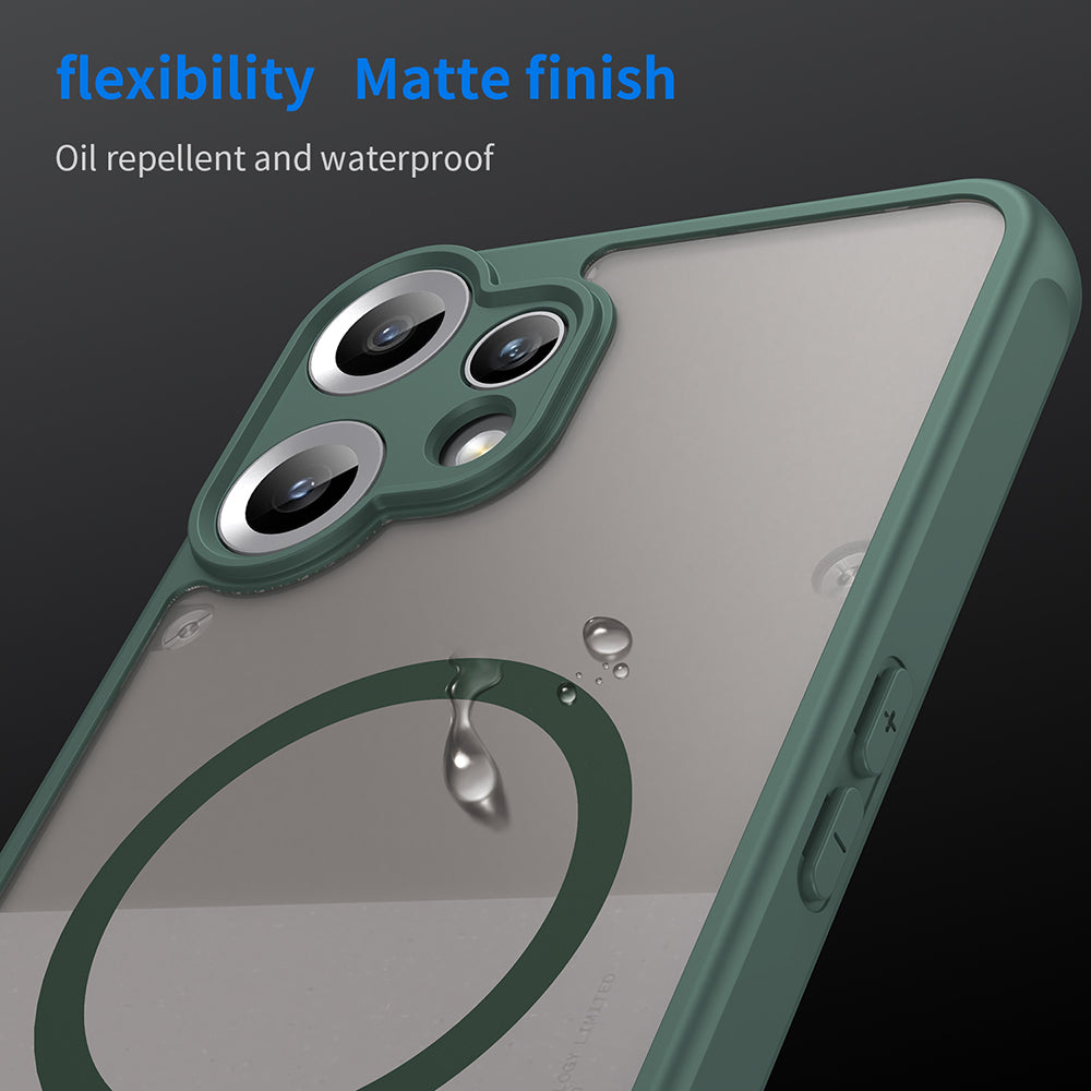 MagSafe-etui til Nothing CMF Phone 2 Pro, Techsuit, HaloFrost II, Grøn