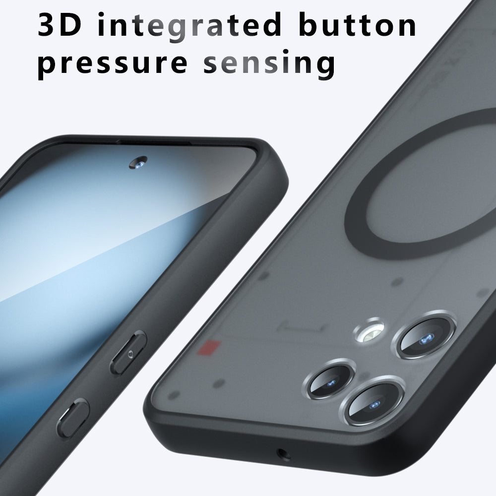 MagSafe cover til Nothing Phone (3a) Lite, Techsuit, PureFrost, Satin Sort