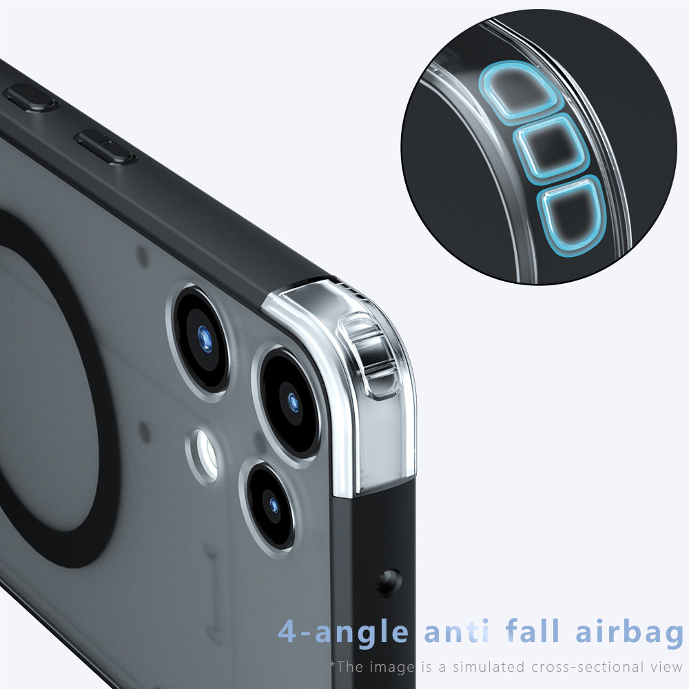 MagSafe cover til Nothing Phone (3a) Lite, Techsuit, PureFrost, Satin Sort