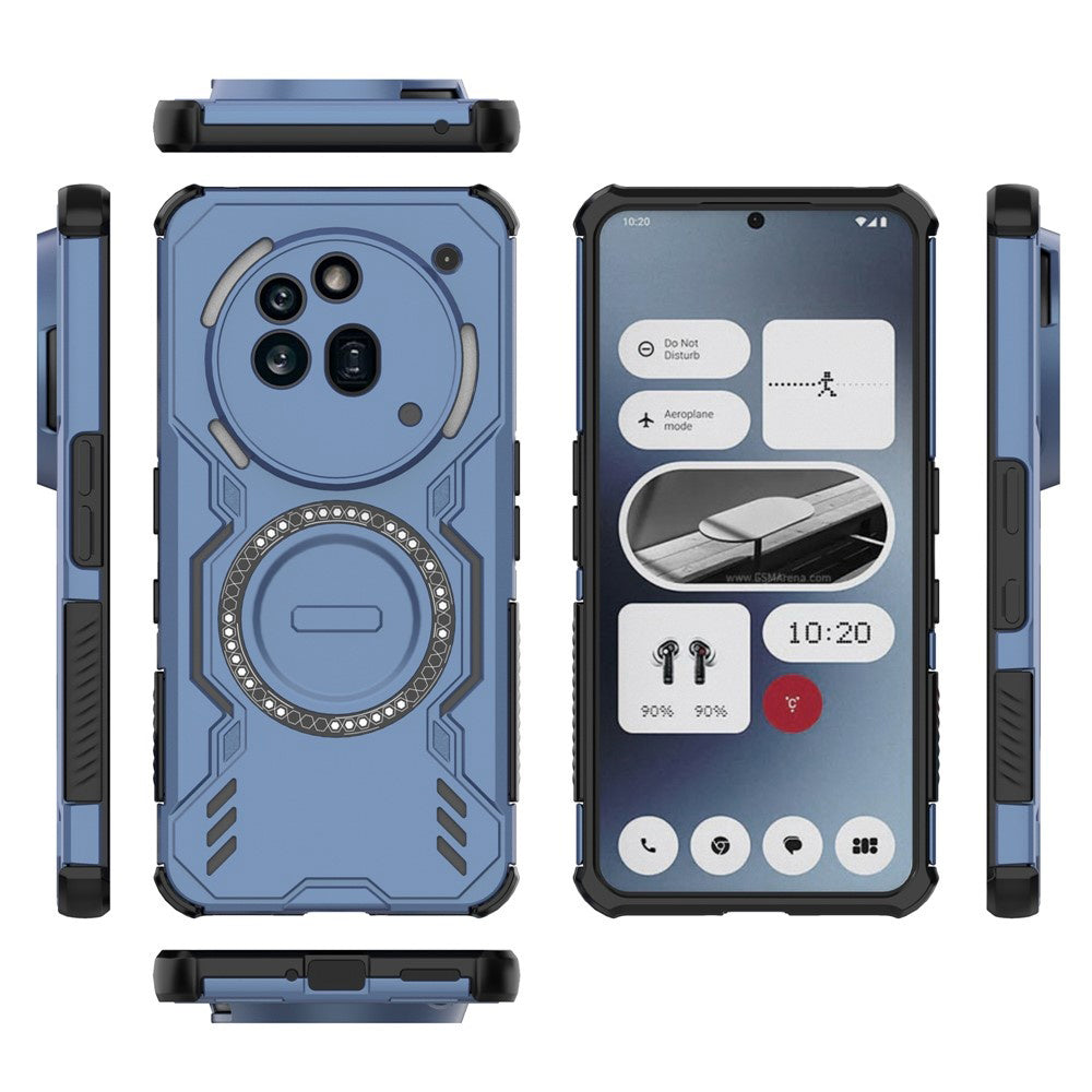 MagSafe-etui til Nothing Phone (3a) Pro, Techsuit, ArmorMag, Blå