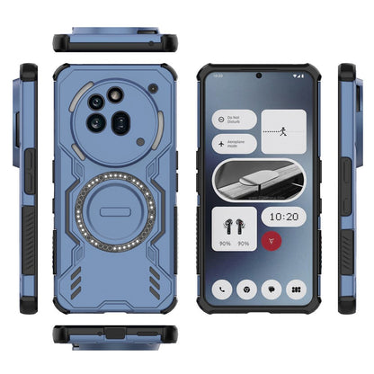 MagSafe-etui til Nothing Phone (3a) Pro, Techsuit, ArmorMag, Blå