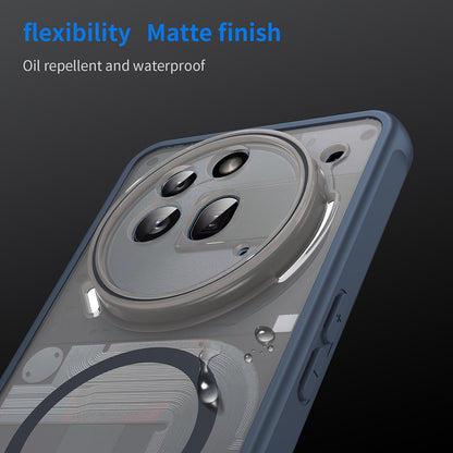 MagSafe Case for Nothing Phone (3a) Pro, Techsuit, HaloFrost II, Navy Blue