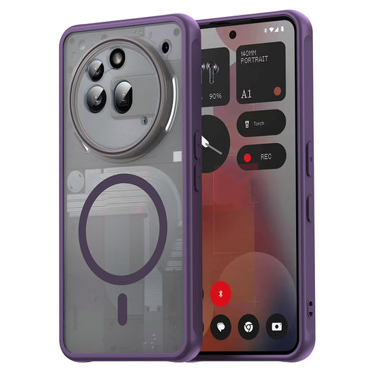 MagSafe-etui til Nothing Phone (3a) Pro, Techsuit, HaloFrost II, Lilla