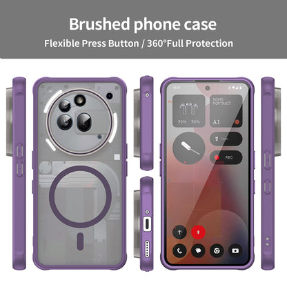MagSafe Case for Nothing Phone (3a) Pro, Techsuit, HaloFrost II, Purple