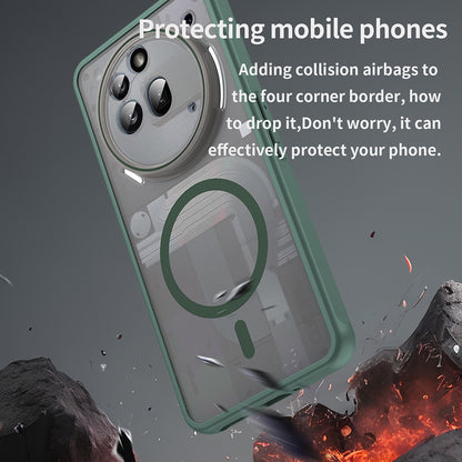 MagSafe-etui til Nothing Phone (3a) Pro, Techsuit, HaloFrost II, Grøn