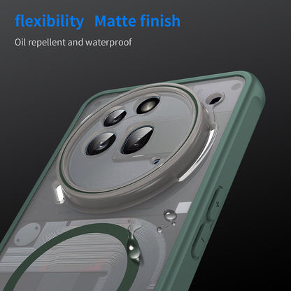 MagSafe-etui til Nothing Phone (3a) Pro, Techsuit, HaloFrost II, Grøn