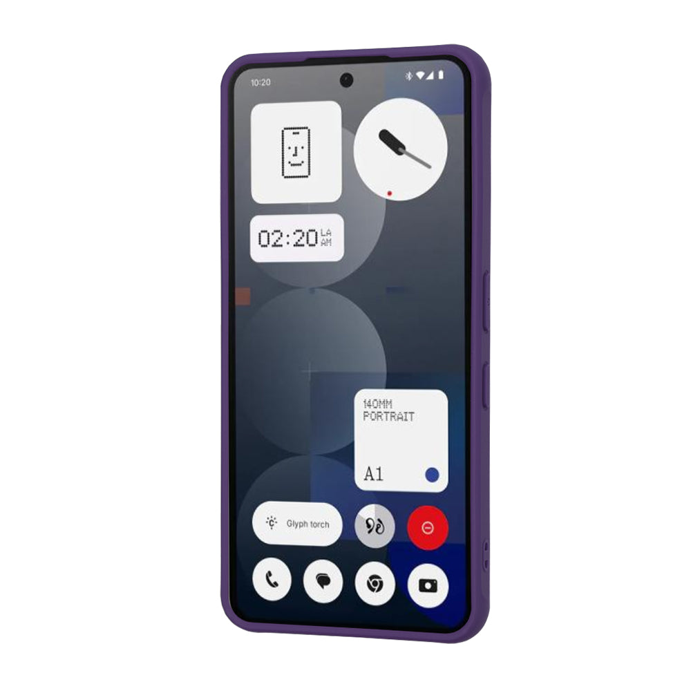 MagSafe-etui til Nothing Phone (3a) Pro, Techsuit, HaloFrost, Mørkelilla