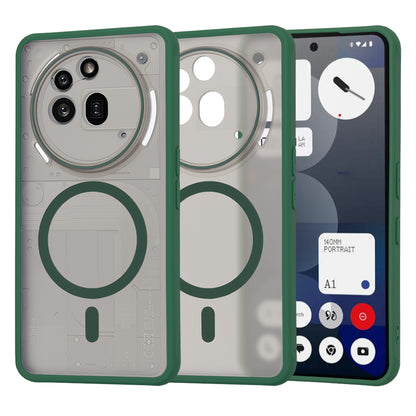 MagSafe-etui til Nothing Phone (3a) Pro, Techsuit, HaloFrost, Grøn
