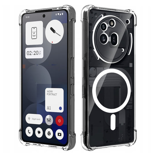 MagSafe-etui til Nothing Phone (3a) Pro, Techsuit, stødabsorberende, gennemsigtig