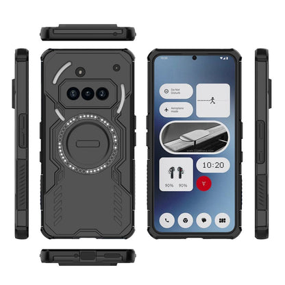 MagSafe-etui til Nothing Phone (3a), Techsuit, ArmorMag, Sort