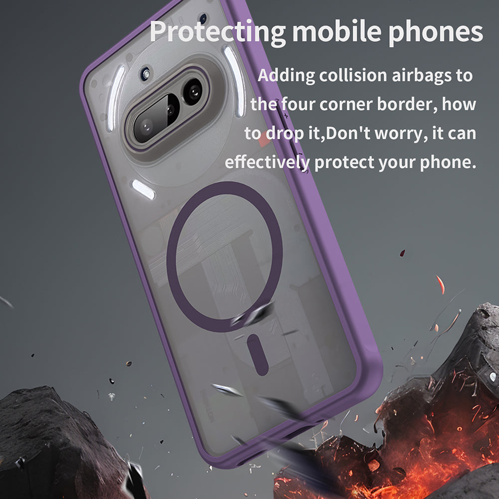 MagSafe-etui til Nothing Phone (3a), Techsuit, HaloFrost II, Lilla