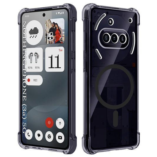 MagSafe-etui til Nothing Phone (3a), Techsuit, stødabsorberende klar, røgfarvet