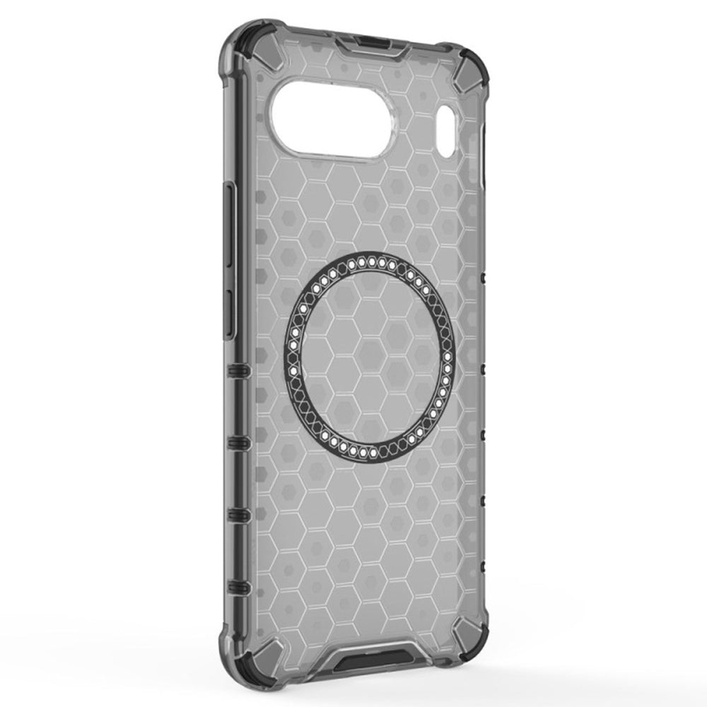 MagSafe-etui til OnePlus Nord 4, Techsuit, HoneyComb Shield, Sort