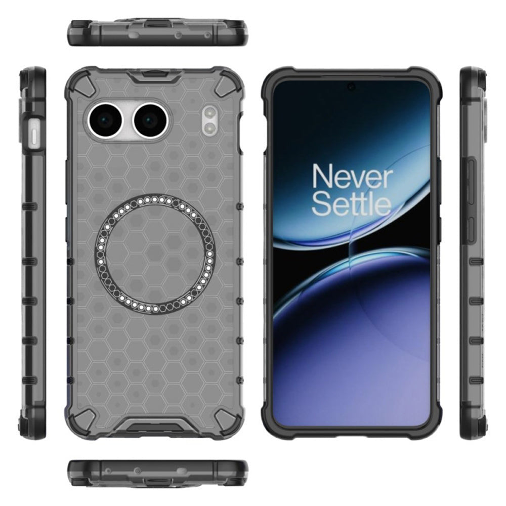 MagSafe-etui til OnePlus Nord 4, Techsuit, HoneyComb Shield, Sort
