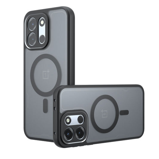 MagSafe-etui til OnePlus Nord 6, Techsuit, PureFrost, Satin Sort