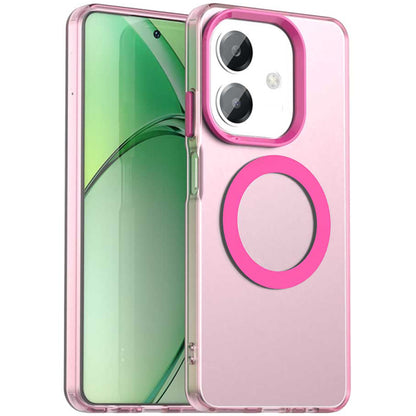 MagSafe-etui til Oppo A3 4G / A3 5G, Techsuit, CandyCase, Lyserød