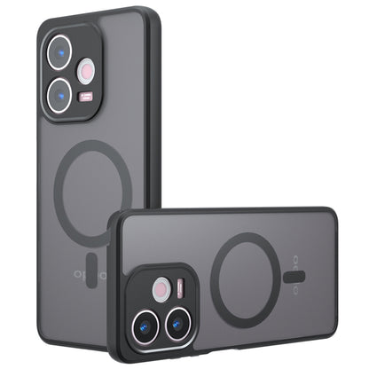 MagSafe-etui til Oppo A5 Pro 4G / A5 Pro, Techsuit, PureFrost, Sort