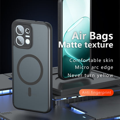 MagSafe-etui til Oppo A6 4G, Techsuit, PureFrost, Satin Sort