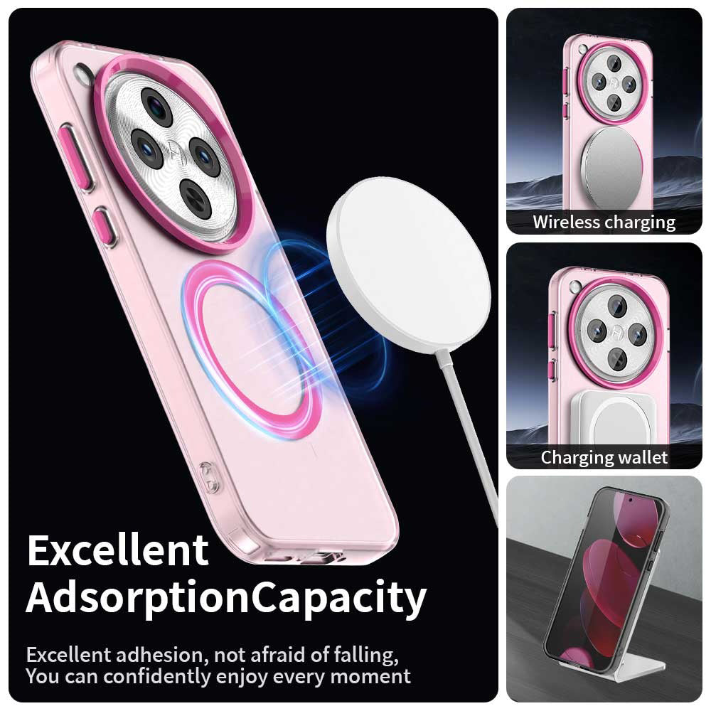 MagSafe-etui til Oppo Find X8 Pro, Techsuit, CandyCase, Lyserød